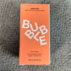 Bubble Deep Dive AHA+PHA Exfoliating Mask - New